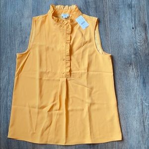 J Crew sleeveless blouse Sz 4 NWT